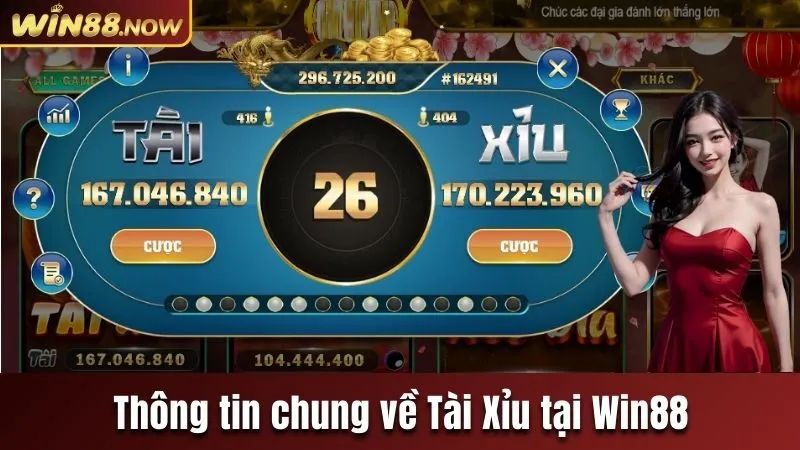 Thông tin về trò chơi Tài Xỉu online Win88